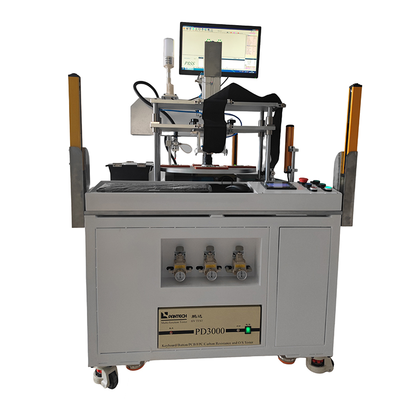 Fully automatic silicone button resistance testing machine